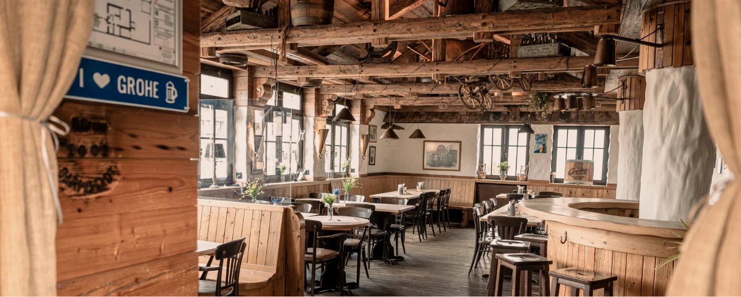 Grohe Brauhaus in Darmstadt | Restaurant, Biergarten | Mittagstisch